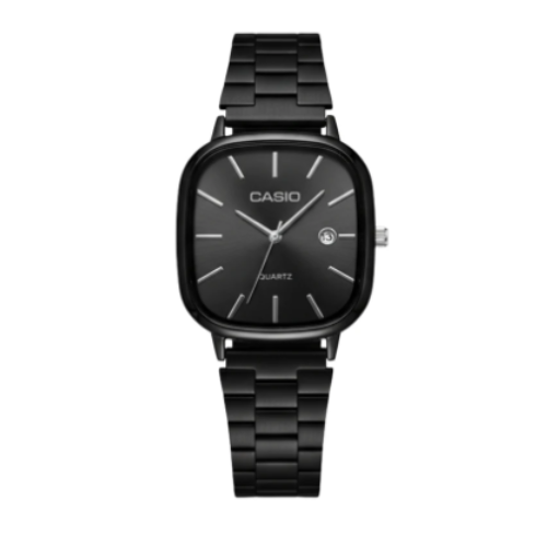 Montre Casio Analogique Noire Carrée en Métal |wear tn